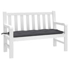 Stoelkussens met frisse uitstraling en duurzame oxford stof - Antraciet / 120 x 50 x 7 cm / 1 - Stoelkussens
