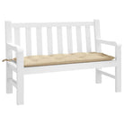 Stoelkussens met frisse uitstraling en duurzame oxford stof - Beige / 120 x 50 x 7 cm / 1 - Stoelkussens