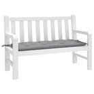 Stoelkussens met frisse uitstraling en duurzame oxford stof - Grijs / 120 x 50 x 7 cm / 1 - Stoelkussens