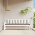 Stoelkussens met frisse uitstraling en duurzame oxford stof - Grijs / 200 x 50 x 7 cm / 1 - Stoelkussens