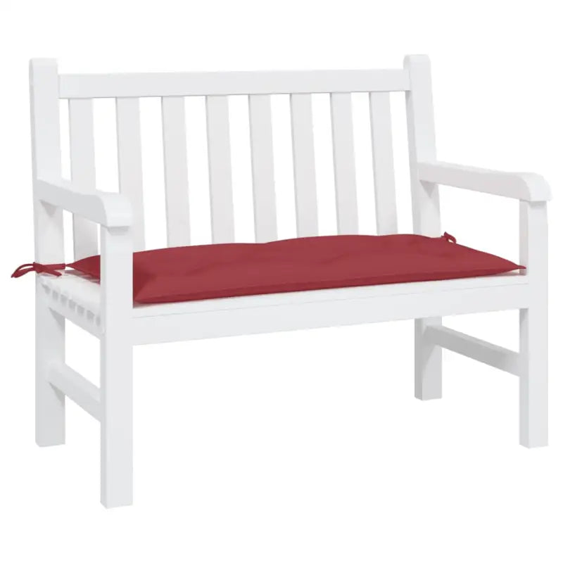 Stoelkussens met frisse uitstraling en duurzame oxford stof - Wijnrood / 100 x 50 x 7 cm / 1 - Stoelkussens