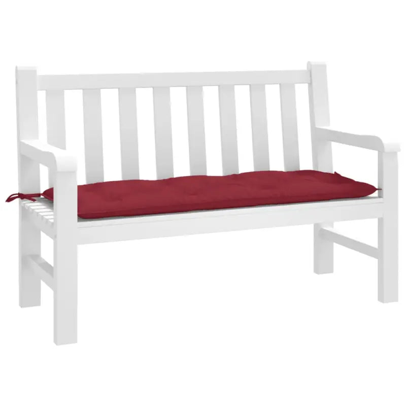 Stoelkussens met frisse uitstraling en duurzame oxford stof - Wijnrood / 120 x 50 x 7 cm / 1 - Stoelkussens