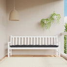 Stoelkussens met frisse uitstraling en duurzame oxford stof - Zwart / 200 x 50 x 7 cm / 1 - Stoelkussens