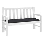 Stoelkussens met frisse uitstraling en duurzame oxford stof - Zwart / 120 x 50 x 7 cm / 1 - Stoelkussens
