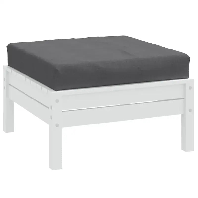 Stoelkussens met holle vezel voor een frisse uitstraling in je buitenruimte - Antraciet / 1 / Voetensteun - Stoelkussens