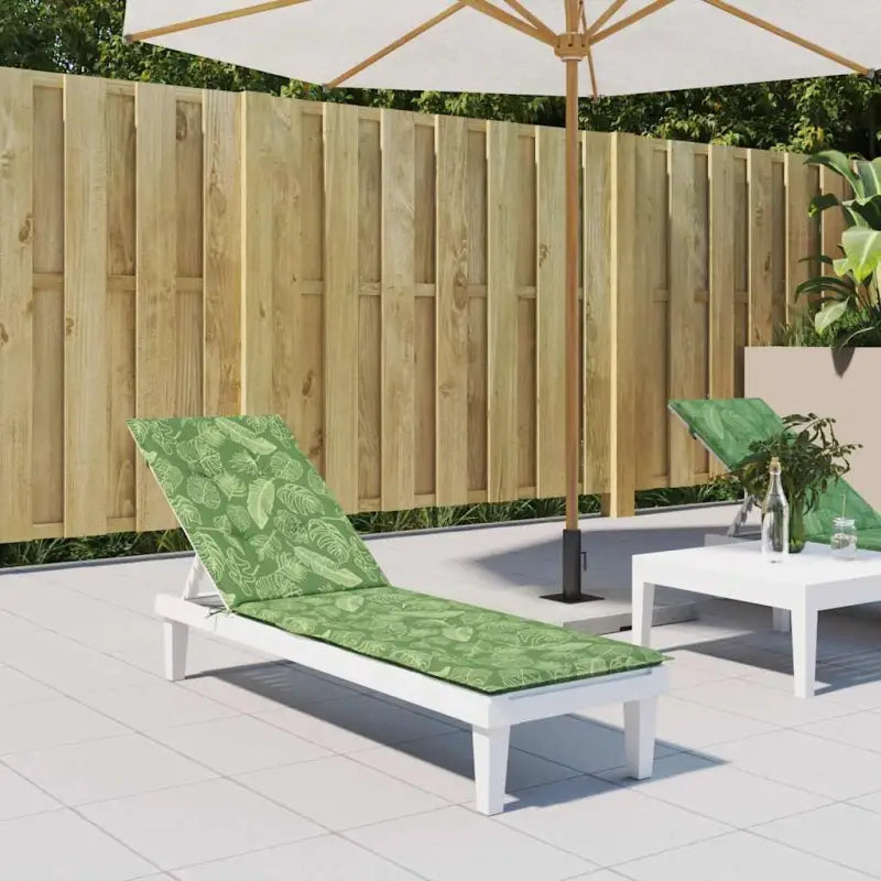 Stoelkussens met oxford stof voor een frisse uitstraling in je buitenruimte - Bladontwerp / 1 - Stoelkussens