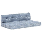 Stoelkussens met patchwork ontwerp voor een unieke en comfortabele uitstraling - Indigo / 1 - Stoelkussens
