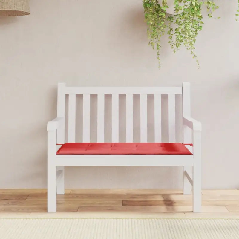 Stoelkussens van oxford stof voor een frisse uitstraling in je tuin - Rood / 100 x 50 x 3 cm / 1 - Stoelkussens