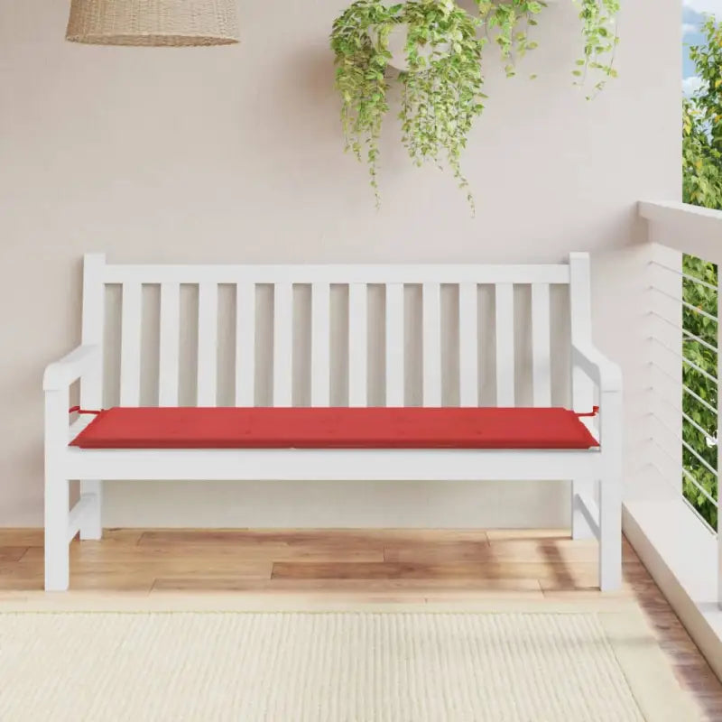 Stoelkussens van oxford stof voor een frisse uitstraling in je tuin - Rood / 150 x 50 x 3 cm / 1 - Stoelkussens