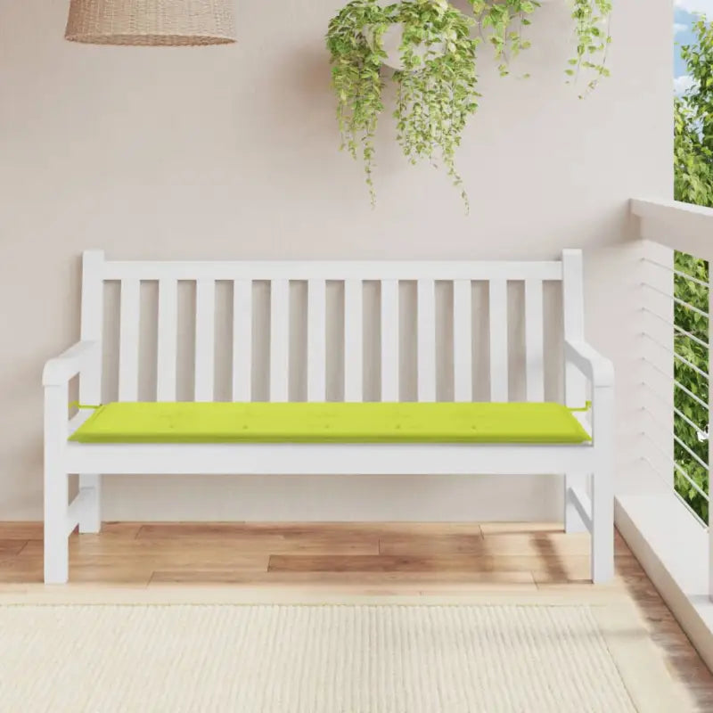 Stoelkussens van oxford stof voor een frisse uitstraling in je tuin - Heldergroen / 150 x 50 x 3 cm / 1 - Stoelkussens