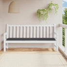 Stoelkussens van oxford stof voor een frisse uitstraling in je tuin - Antraciet / 200 x 50 x 3 cm / 1 - Stoelkussens