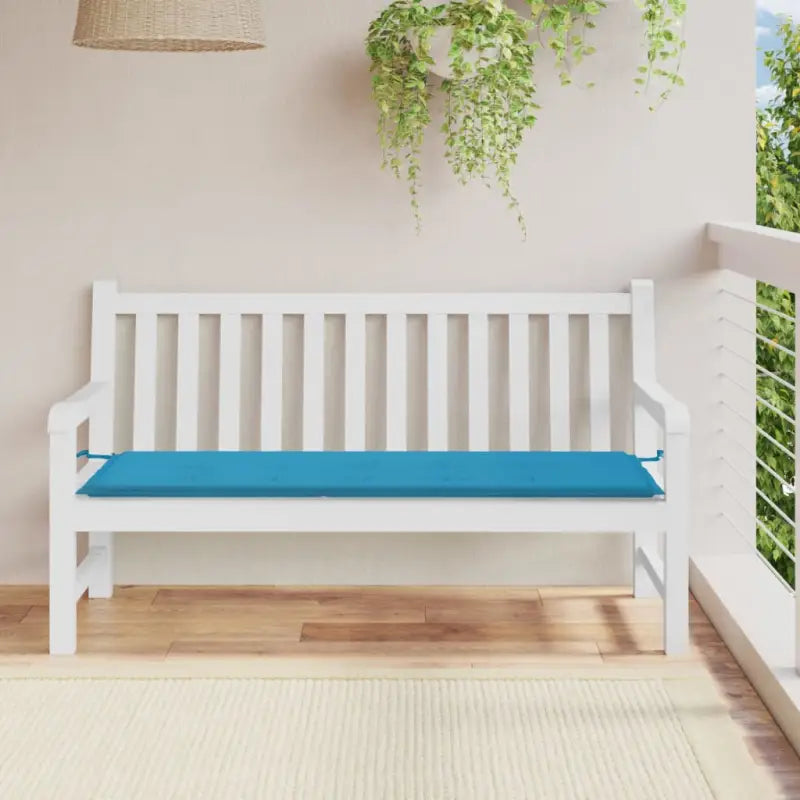 Stoelkussens van oxford stof voor een frisse uitstraling in je tuin - Blauw / 150 x 50 x 3 cm / 1 - Stoelkussens
