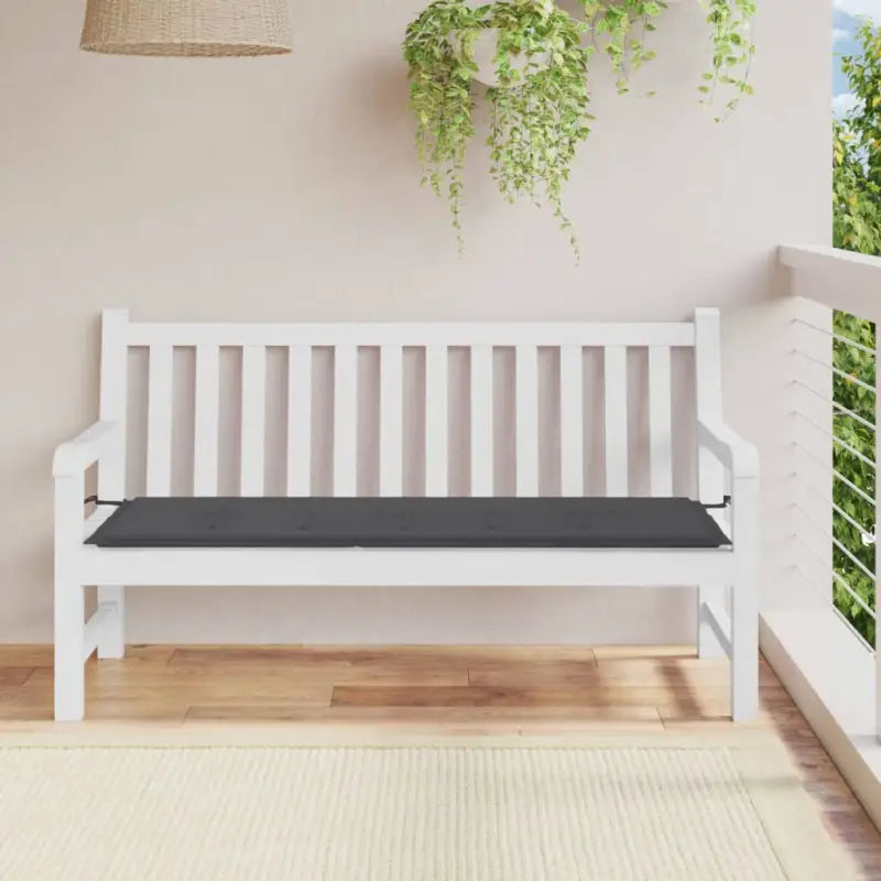 Stoelkussens van oxford stof voor een frisse uitstraling in je tuin - Antraciet / 150 x 50 x 3 cm / 1 - Stoelkussens