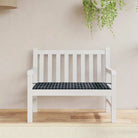 Stoelkussens van oxford stof voor een frisse uitstraling in je tuin - Zwart en wit / 120 x 50 x 3 cm / 1 - Stoelkussens
