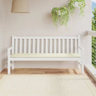 Stoelkussens van oxford stof voor een frisse uitstraling in je tuin - crème / 180 x 50 x 3 cm / 1 - Stoelkussens