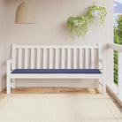 Stoelkussens van oxford stof voor een frisse uitstraling in je tuin - Marineblauw / 200 x 50 x 3 cm / 1 - Stoelkussens