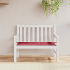 Stoelkussens van oxford stof voor een frisse uitstraling in je tuin - Wijnrood / 120 x 50 x 3 cm / 1 - Stoelkussens
