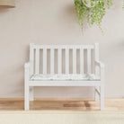 Stoelkussens van oxford stof voor een frisse uitstraling in je tuin - Wit en groen / 120 x 50 x 3 cm / 1 - Stoelkussens