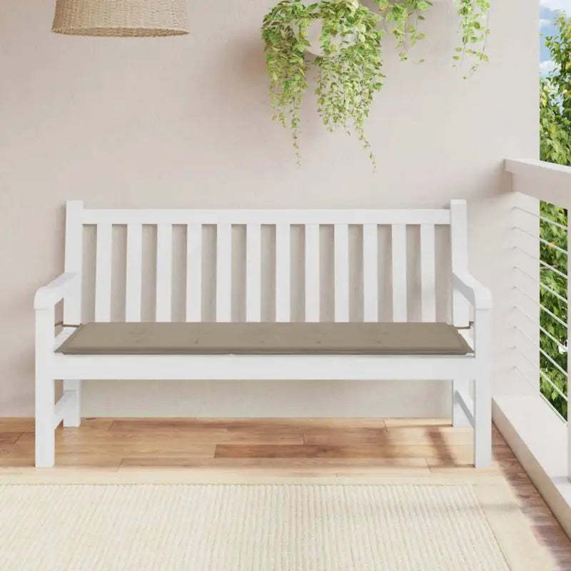 Stoelkussens van oxford stof voor een frisse uitstraling in je tuin - Taupe / 150 x 50 x 3 cm / 1 - Stoelkussens