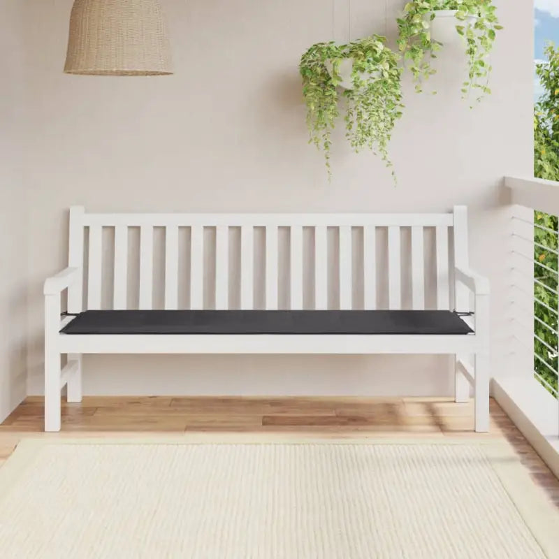 Stoelkussens van oxford stof voor een frisse uitstraling in je tuin - Antraciet / 180 x 50 x 3 cm / 1 - Stoelkussens