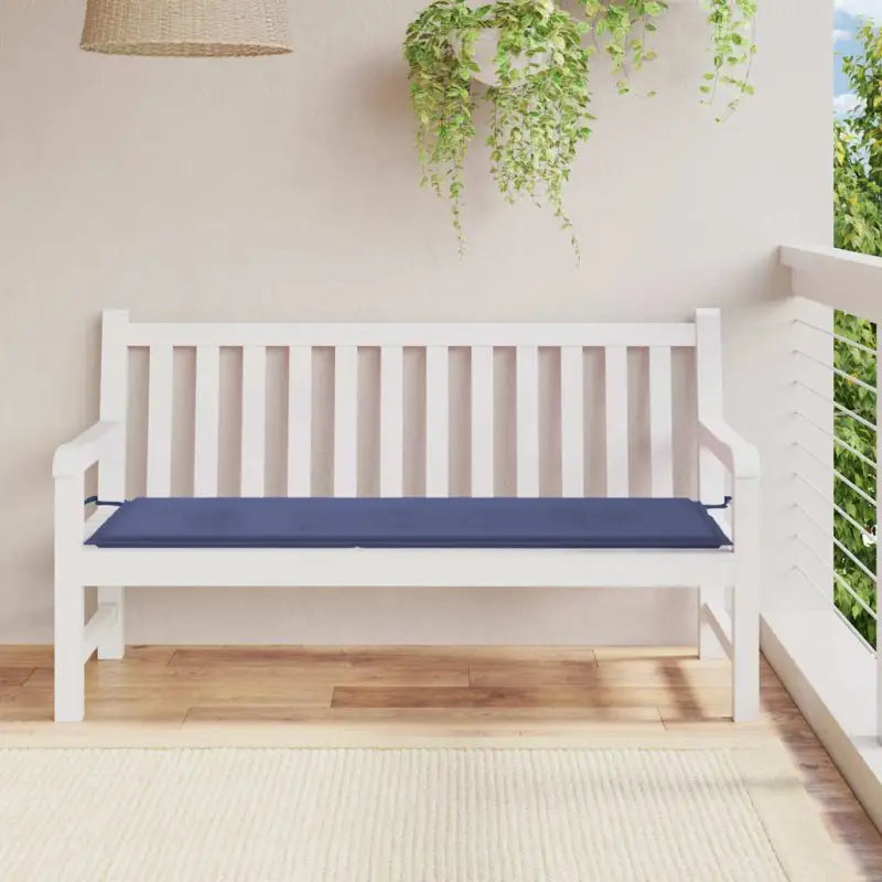 Stoelkussens van oxford stof voor een frisse uitstraling in je tuin - Marineblauw / 150 x 50 x 3 cm / 1 - Stoelkussens