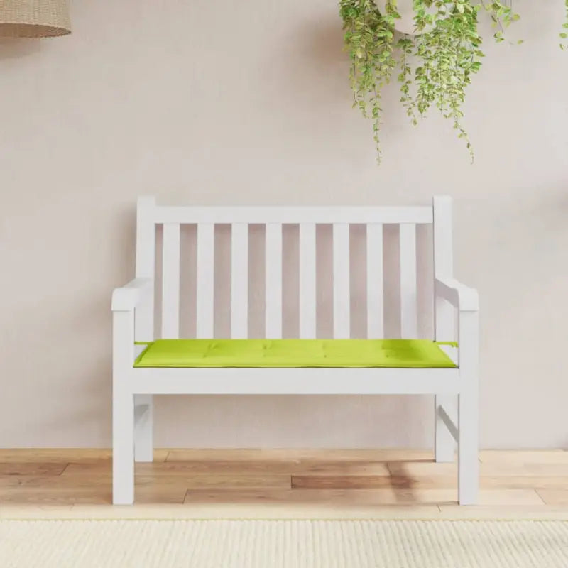 Stoelkussens van oxford stof voor een frisse uitstraling in je tuin - Heldergroen / 100 x 50 x 3 cm / 1 - Stoelkussens