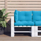 Stoelkussens van oxford stof voor een frisse uitstraling met holle vezel - Blauw / 3 - Stoelkussens