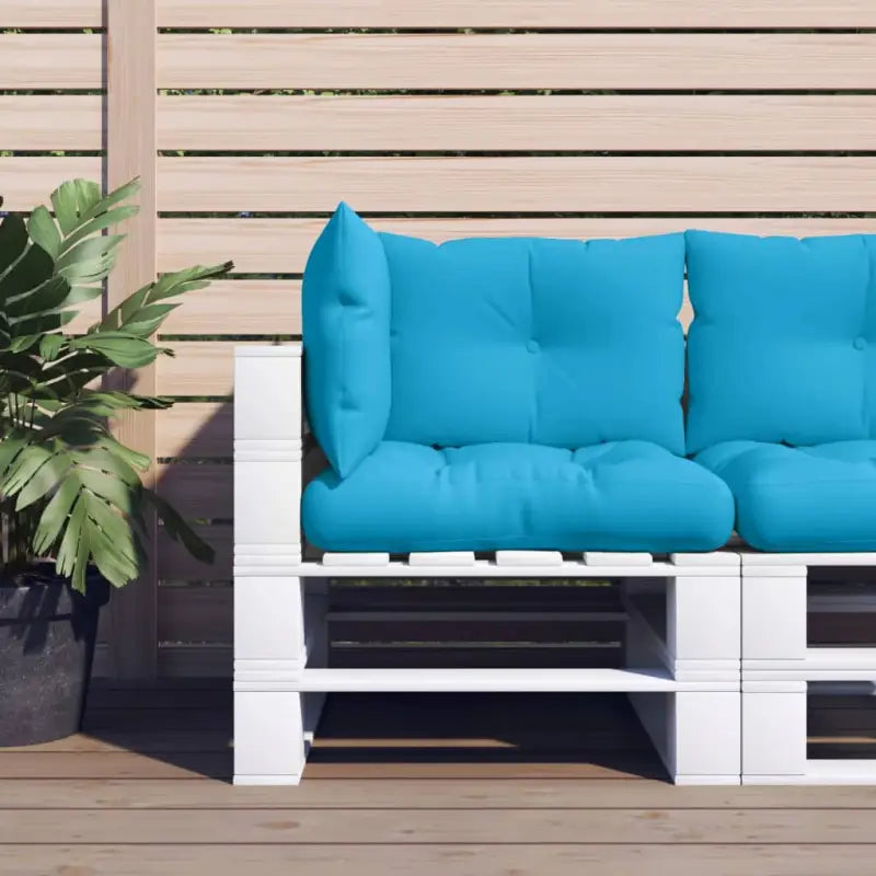 Stoelkussens van oxford stof voor een frisse uitstraling met holle vezel - Blauw / 3 - Stoelkussens