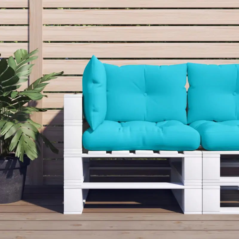 Stoelkussens van oxford stof voor een frisse uitstraling met holle vezel - Turquoise / 3 - Stoelkussens
