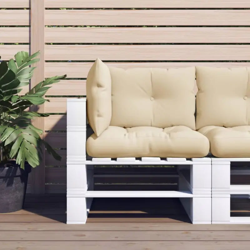 Stoelkussens van oxford stof voor een frisse uitstraling met holle vezel - Beige / 3 - Stoelkussens