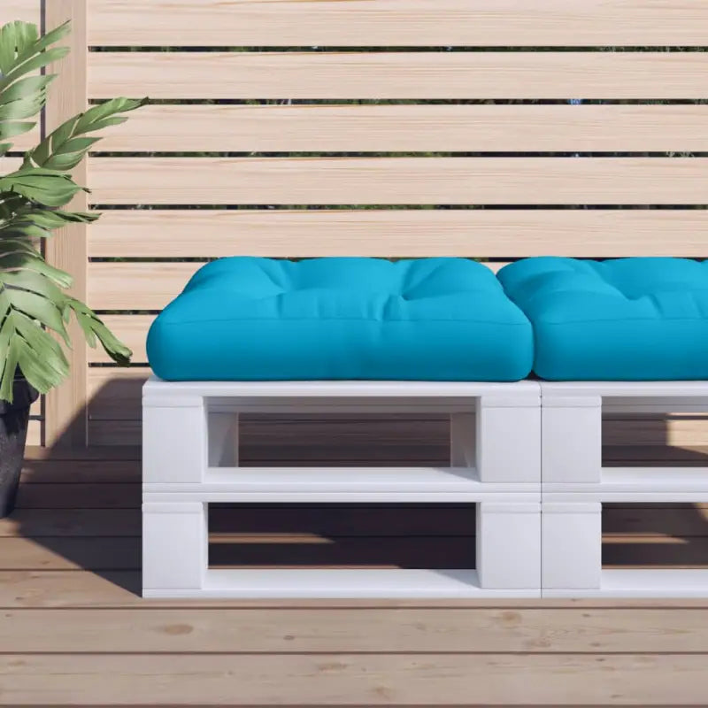 Stoelkussens van oxford stof voor een frisse uitstraling met holle vezel - Blauw / 1 - Stoelkussens