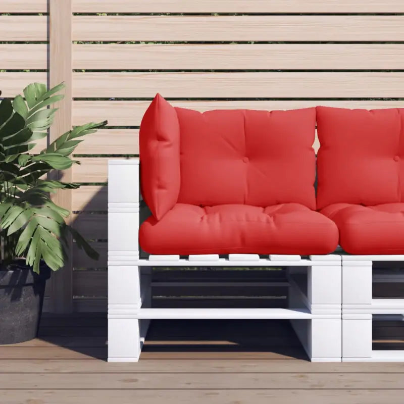 Stoelkussens van oxford stof voor een frisse uitstraling met holle vezel - Rood / 3 - Stoelkussens