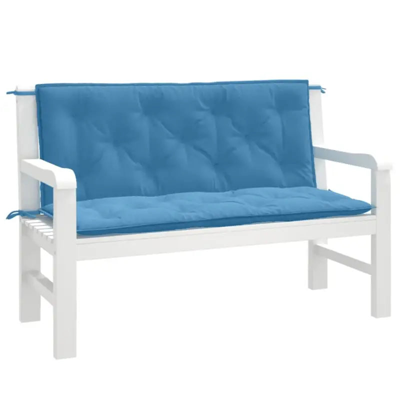 Stoelkussens voor een frisse uitstraling en behoud van oorspronkelijke vorm - blauw mix / 120 x 50 x 7 cm / 1
