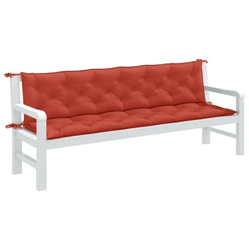 Stoelkussens voor een frisse uitstraling en behoud van oorspronkelijke vorm - rood mix / 200 x 50 x 7 cm / 1