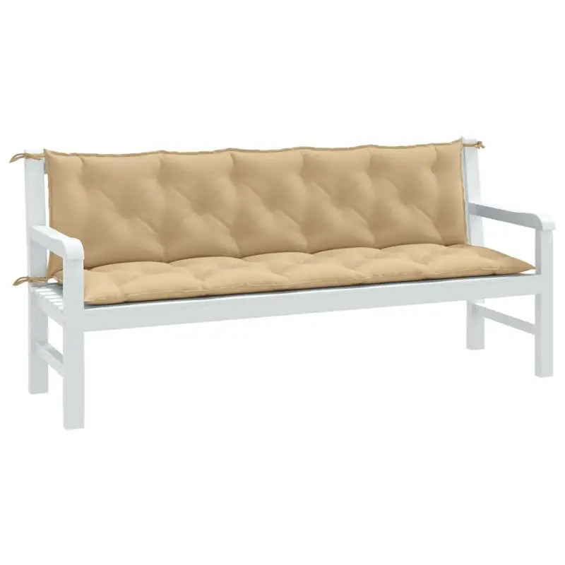 Stoelkussens voor een frisse uitstraling en behoud van oorspronkelijke vorm - beige mix / 180 x 50 x 7 cm / 1