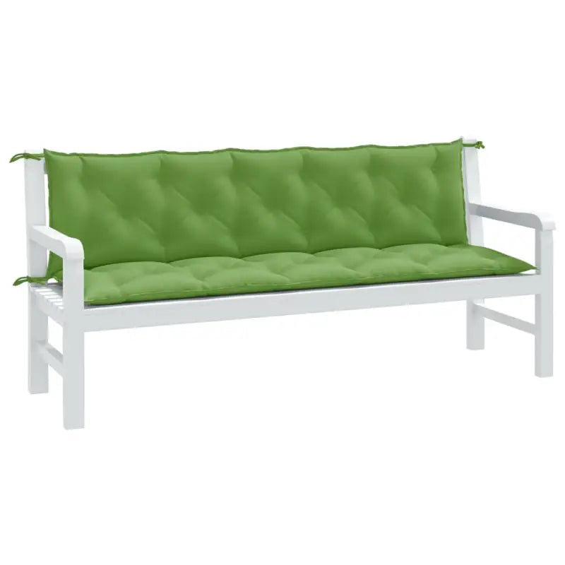 Stoelkussens voor een frisse uitstraling en behoud van oorspronkelijke vorm - groen mix / 180 x 50 x 7 cm / 1
