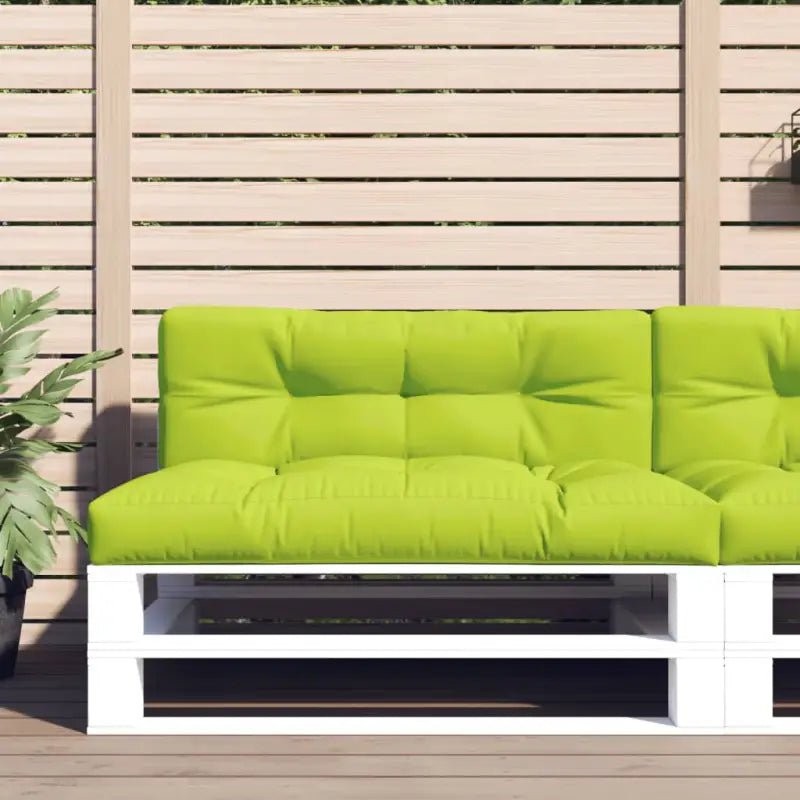 Stoelkussens voor een frisse uitstraling en behouden oorspronkelijke vorm - Heldergroen / 120 x 80 x 12 cm / 1
