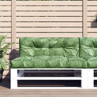 Stoelkussens voor een frisse uitstraling en behouden oorspronkelijke vorm - Bladontwerp / 120 x 80 x 12 cm / 1