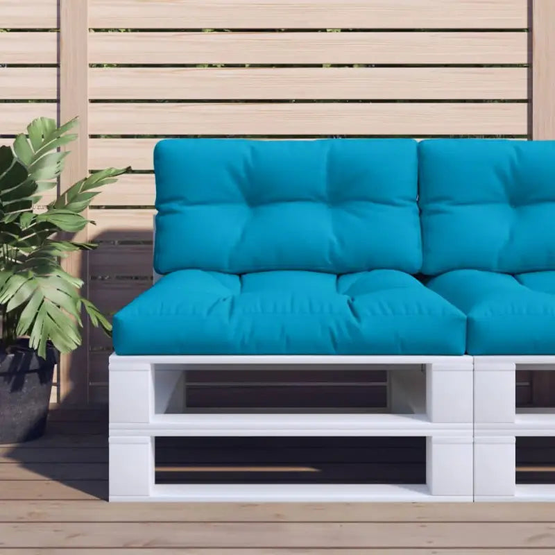 Stoelkussens voor een frisse uitstraling en behouden oorspronkelijke vorm - Blauw / 80 x 80 x 12 cm / 1 - Stoelkussens