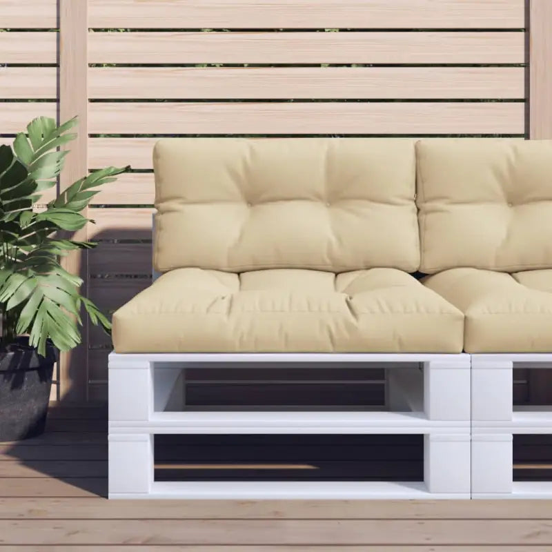 Stoelkussens voor een frisse uitstraling en behouden oorspronkelijke vorm - Beige / 80 x 80 x 12 cm / 1 - Stoelkussens