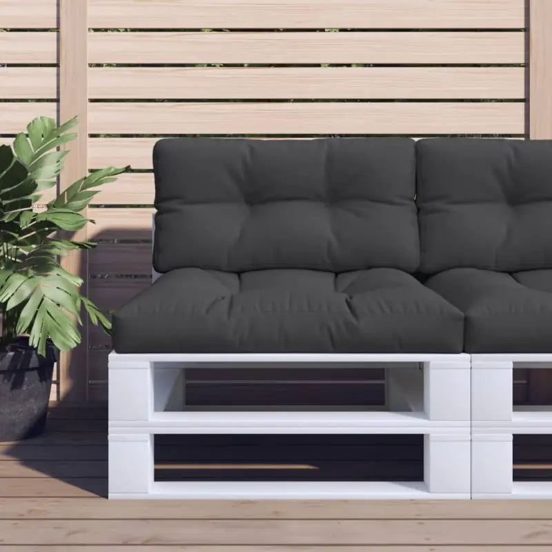 Stoelkussens voor een frisse uitstraling en behouden oorspronkelijke vorm - Zwart / 80 x 80 x 12 cm / 1 - Stoelkussens