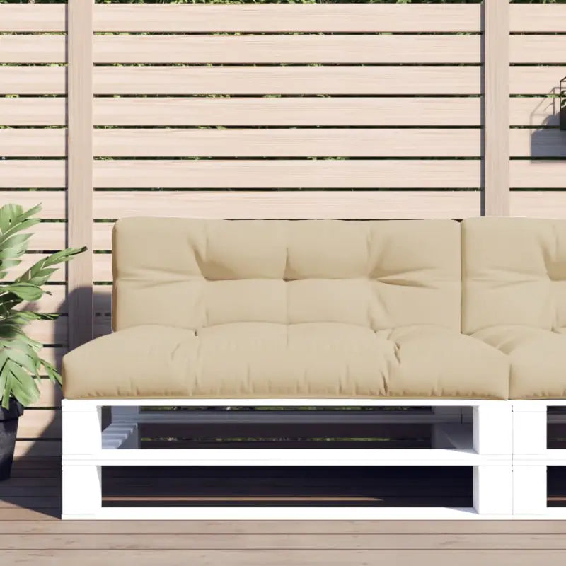 Stoelkussens voor een frisse uitstraling en behouden oorspronkelijke vorm - Beige / 120 x 80 x 12 cm / 1 - Stoelkussens