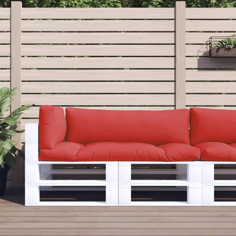 Stoelkussens voor een frisse uitstraling en oorspronkelijke vorm - Rood / 3 - Stoelkussens