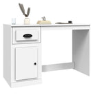 Strak bureau van bewerkt hout met moderne en elegante uitstraling - Bureaus