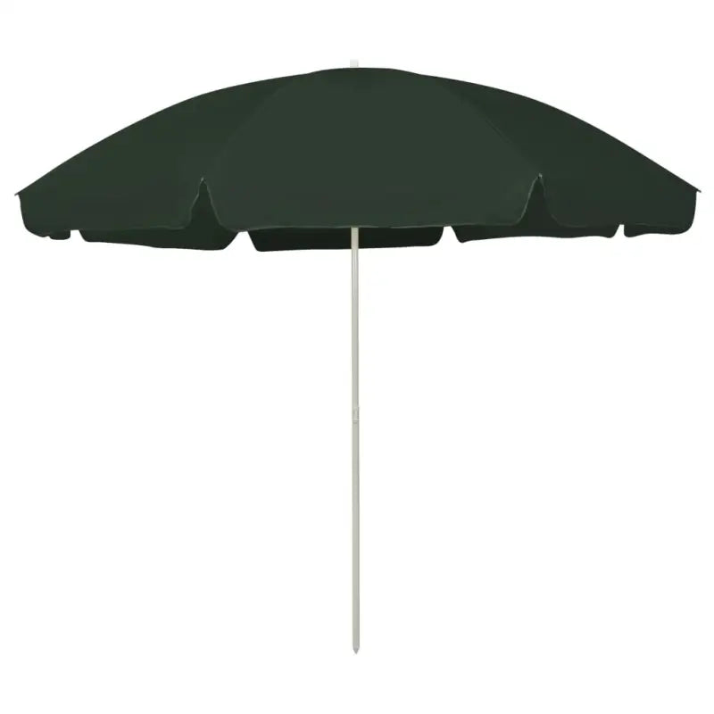 Strandparasol met UV-bescherming en stevige baleinen - Groen / 300 cm / 1 - Parasols en zonneschermen