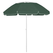 Strandparasol met UV-bescherming en stevige baleinen - Parasols en zonneschermen