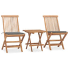 Teakhouten tuinset met fijn geschuurd afmetingen tafel en stoel - Grijs - Tuinsets