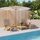 TerrasstoelKussens met oxford stof voor een frisse uitstraling - Taupe / 2 - Stoelkussens