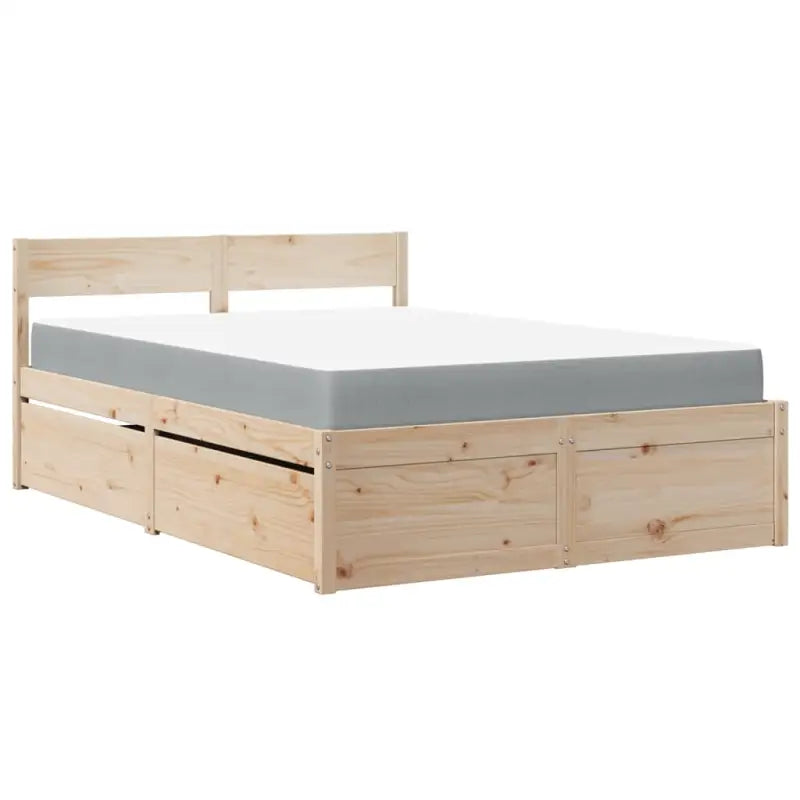 Tijdloos bedframe van massief grenenhout voor je slaapkamer - Bedden & bedframes