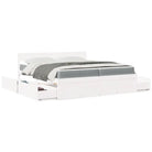 Tijdloos bedframe van massief grenenhout voor je slaapkamer - Wit / 200 x 200 cm - Bedden & bedframes